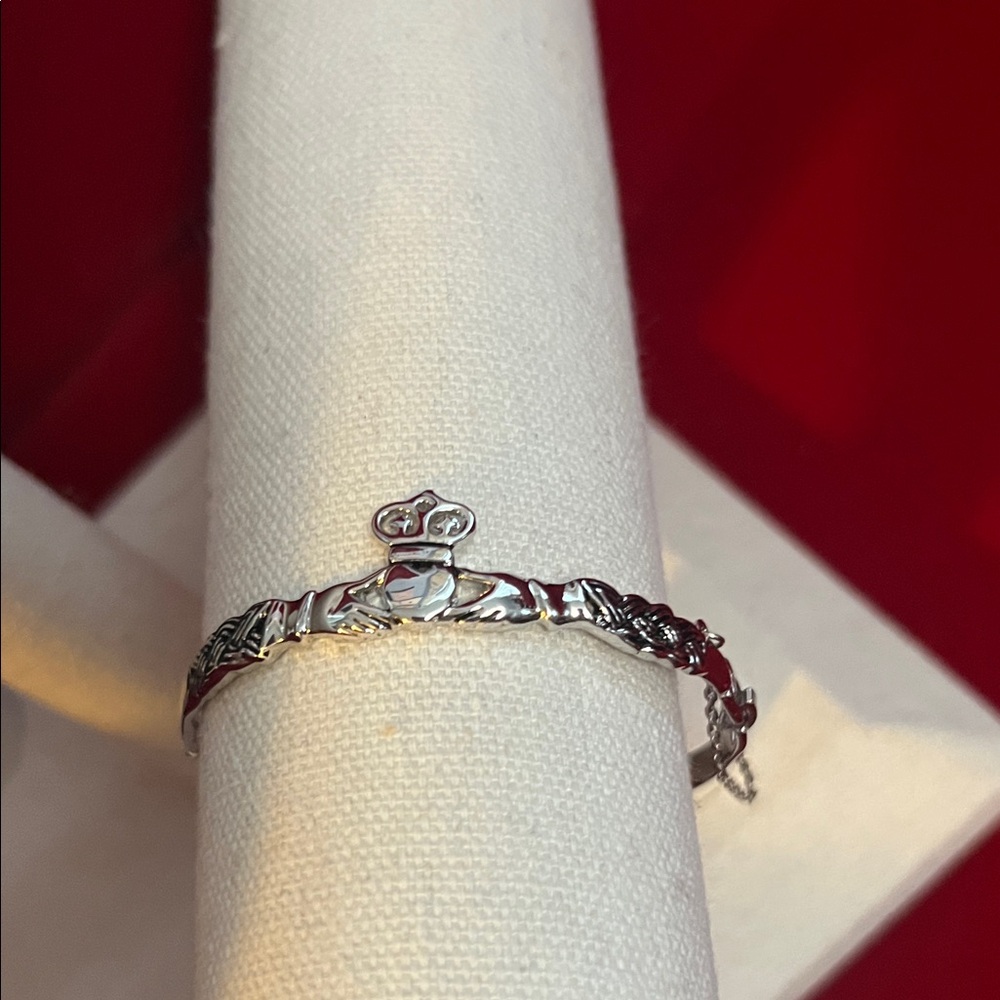 Silver Claddagh Bracelet
